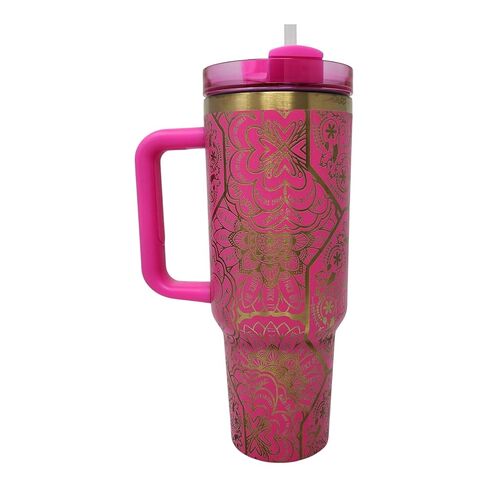 40oz Laser Engraved Nurse Swear Tumbler with Lid and Straw, Multicolor (Green) in Saudi Arabia