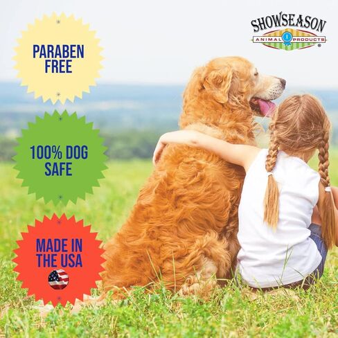 Showseason Apricot Chamomile Pet Cologne 2.5 oz For Dogs | Travel Size | Long-Lasting Odor Eliminator | Cruelty-Free | Paraben-Free | Made in USA in Saudi Arabia
