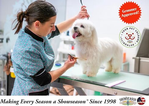 Showseason Apricot Chamomile Pet Cologne 2.5 oz For Dogs | Travel Size | Long-Lasting Odor Eliminator | Cruelty-Free | Paraben-Free | Made in USA in Saudi Arabia