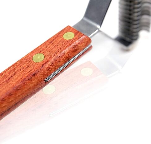 Professional Grooming Rake for Dogs & Cats | Tug-Free Deshedding | Dematting Tool | Classic Wood Handle in Saudi Arabia