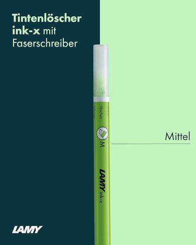 LAMY Ink-x Plastic Ink Eraser with Eraser Tip and Correction Tip - Only for Erasing Royal Blue Ink, Pack of 1 in Saudi Arabia