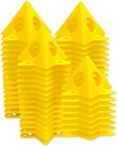 KATA 56pcs Pyramid Stands Painter's Painting Stands, Mini Cone Paint Stands for Canvas and Door Risers Support, Painting Pyramids in Saudi Arabia