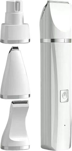 Pet Grooming Kit,Hair Trimmer | 4 in 1 Silent Cordless Electric Trimming Nail Grinder Tool for Cat Eyes Face Ears Paws Matted Hair in Saudi Arabia