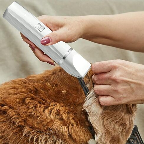 Pet Grooming Kit,Hair Trimmer | 4 in 1 Silent Cordless Electric Trimming Nail Grinder Tool for Cat Eyes Face Ears Paws Matted Hair in Saudi Arabia