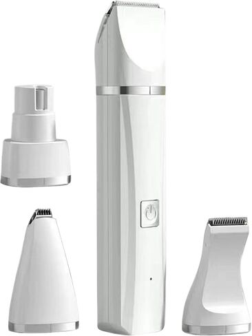 Pet Grooming Kit,Hair Trimmer | 4 in 1 Silent Cordless Electric Trimming Nail Grinder Tool for Cat Eyes Face Ears Paws Matted Hair in Saudi Arabia