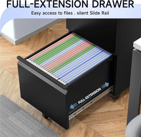 5 خزانة ملفات درج ، خزائن ملفات للمكتب المنزلي ، خزانة الملفات العمودية مع قفل ، 61.6 "خزانة ملفات قفل ل A4 Legal/Letter ، التجميع المطلوب (أسود) in Kuwait