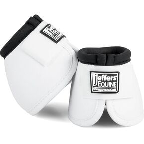 Jeffers Expression No Turn Bell Boots for Horses - Skater Cowgirl, Large | Shock Absorbing Hoof Protection | Secure Double Hook & Loop Closure, Perfect for Turnout, Training, & Riding - 1 Pair in Kuwait