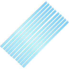 Gadpiparty 10Pcs Transparent Binding Bars for Bookbinding Slide Grip Clips Hold for Organizing Documents and Reports Bright Color Design for Easy Visibility