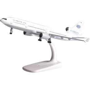 ZEZEFUFU USA Cargo MD-11 Airplane Model 1/400 Scale Airplane Alloy Model for Collection Gift with Display Stand