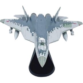 Alloy Russian Air Force Sukhoi Su-57 Fighter Model Aircraft 1:72 Science Exhibition