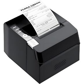 High-Speed 80mm Thermal Receipt Printer – USB, LAN & Cash Drawer Connectivity, Auto-Cutter, Not Compatible with Square