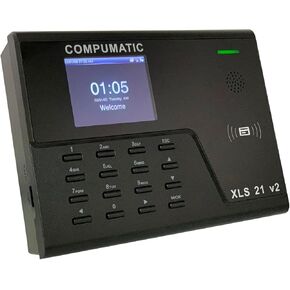 COMPUMATIC XLS 21 v2 PIN Entry Time Clock System, WiFi, CompuTime101 Software Included, 0 NO Monthly Fees!!
