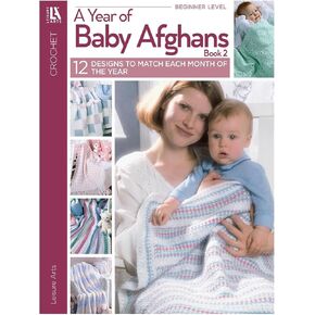 Leisure Arts A Year of Baby Afghans Book 2 Knitting Book
