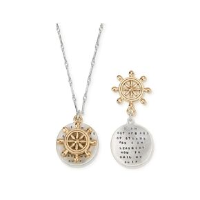 Necklace by Kathy Bransfield | Louisa May Alcott | Pendant | Sterling Silver | Jewelry | Present | Gift For Her | Necklace | Empowerment