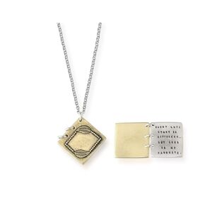 Necklace by Kathy Bransfield | Every love story | Bronze | Pendant | Sterling Silver | Jewelry | Present | Gift For Her | Book Necklace