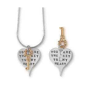 Necklace by Kathy Bransfield | Key to my Heart | Pendant | Sterling Silver | Jewelry | Present | Gift For Her | Valentine Necklace