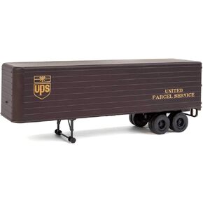 2428 35' Fluted-Side Trailer 2-Pack - United Parcel Service (1950s-1960s; Brown, Gold; Bowtie Logo)