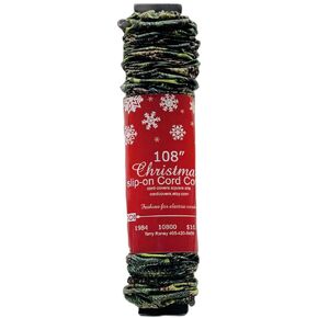 Christmas Pine Cord Cover (108" slip-on)