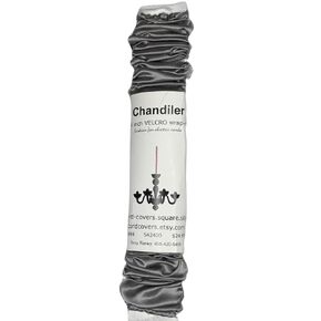 Dark Gray Satin Cord Cover (54" wrap-on)