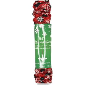 Christmas Plaid Snowflake Cord Cover (54" wrap-on)