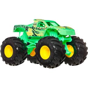 Hot Wheels Monster Trucks, Oversized Monster Truck, 1:24 Scale Die-Cast Toy Truck with Giant Wheels and Cool Designs