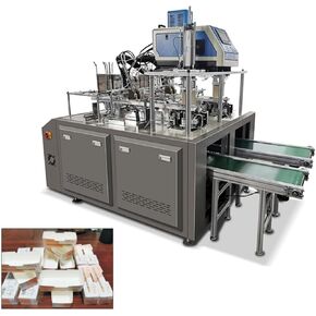 Automatic Paper Carton Box Forming Machine Folding Tray Maker Paperboard Tray Former for Hamburger Boxes, Disposable Food Trays, and Restaurant Use