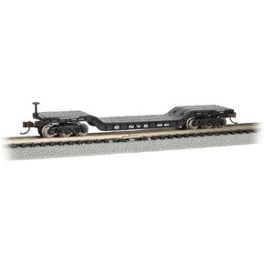 Bachmann Trains - 52 'Center Creadressed Flat Car - New York Central #498991 مع عدم وجود حمولة - N مقياس