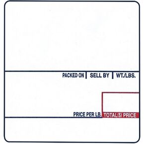 VisionTechShop LST-8010 Printing Scale Label, 58 x 40 mm, UPC 36 Rolls Per Case. Lower Price Than 12 Rolls. Try it.