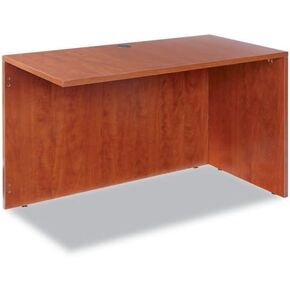 Alera Valencia Series Returnible Return/Bridge Shell ، 47 1/4W x 23 5/8d ، Cherry