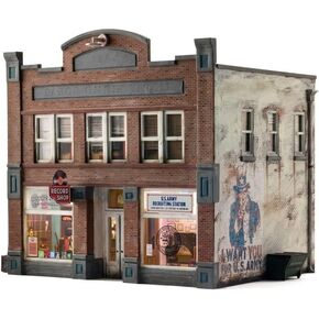 Woodland Scenics BR5067 HO Records & Recruiting Building