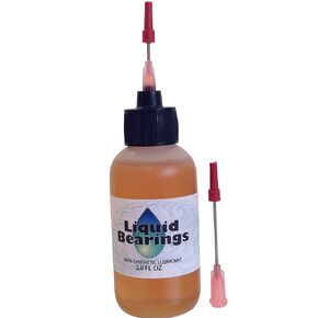 Liquid Bearings, Large 2 oz Bottles of The 100%-Synthetic Oil for Sewing Machines and sergers, Makes Them Quieter and Smoother, eliminates The stalling and Humming! C