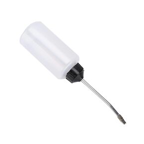 Needle Oiler Bottles, Oil Can with Iron Long Extended Spout Sewing Machine Oiler 120ML Plastic Oil Dispenser Bottle Oiler Can Sewing Machine Oil Bottle for DIY Craft, Generici764tbk2oz