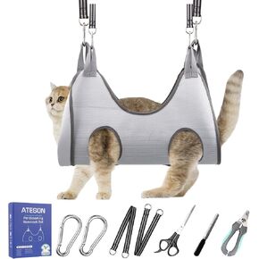 Pet Grooming Hammock Harness for Large Giant Dogs Nail Trimming XXL, Dog Sling for Cutting Nails, Dog Hanging Holder Hanger with Nail Clippers, Nail File, Scissors in Kuwait