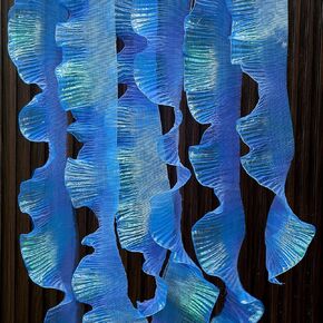 Newwiee 15 Yards Ruffle Pleated Chiffon Trim Organza Ruffled Fabric Chiffon Ribbon Pleated Lace Fabric Trim for Jellyfish Lanter Skirt Sewing Bag Costume Decoration Trimming Craft Gift(Iridescent) in Kuwait