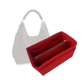 Purse Organizer for Lv Carmel Organizer, Lv Carmel Insert Organizer, Organizer for Carmel Bag, Handmade 2mm Premium Felt Snug Sturdy Gold Zipper (For Carmel Bag, Tea)