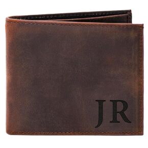 Custom Wallet for Men, Personalized Men Leather Wallet, Fathers Day Gifts for Dad, Grandpa, Men's Birthday Gifts, Customizable Graduate Aniversary Gift for Him, Husband, Son, Boyfriend