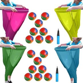 Granny Pants Outdoor Game, Big Granny Pants Yard with Bouncy Balls,Fun Family Reunion & Adult Yard Game for Groups - The Ultimate Backyard Party Games