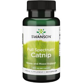 Swanson Full Spectrum Catnip 400 Milligrams 60 Capsules