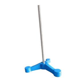 Iron Stand for Titration Table with Tripod and Three-Legged Base for Classroom Use, Black, as described