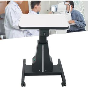 Electric Optical Instrument Table, Optometrist Motorized Table w/Height Adjustable 180mm, Ophthalmic Electric Optometry Lift Tables with Drawer, Optical Eyeglass Instrument Table (Black)