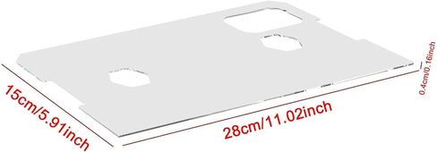غطاء الخزان مع نافذة تغذية أكريليك أكواريوم مظلة مضاد للقفز قفزة غطاء الدبابات ، 280 × 150 × 4 مم in Kuwait