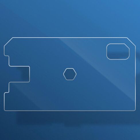 غطاء الخزان مع نافذة تغذية أكريليك أكواريوم مظلة مضاد للقفز قفزة غطاء الدبابات ، 280 × 150 × 4 مم in Kuwait