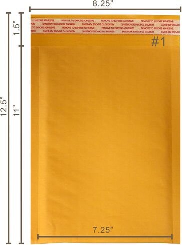 Yens Kraft Bubble Mailers 6x10 inch 250 pack Seal Adhesive Shipping Bags, Cushioning Padded Envelopes for Shipping, Mailing, Packaging Usable Space 6x9 in Saudi Arabia