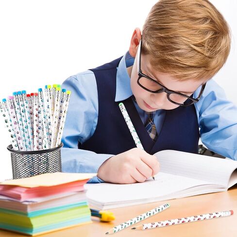 Chinco 36 Pitch Paw Print Pencils Dog Paw Wooden Worden Pencilty Pencilty مع محور الأطفال الذين يفضلونهم في مجال الحفلات المدرسية ، و 6 ألوان in Kuwait