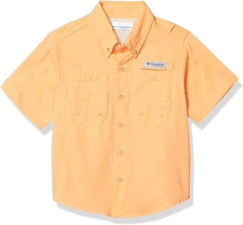 Columbia Youth Boys Tamiami Short Sleeve Shirt, Sandalwood Pink, X-Small in Saudi Arabia