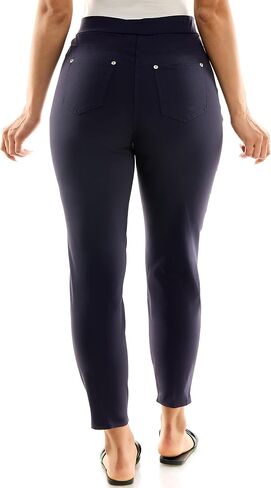 Zac & Rachel Women's Casual Work Business Comfortable Stretchable Pants, Chocolate, 12 in Saudi Arabia