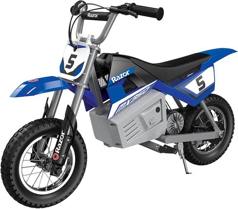 دراجة Razor MX350 Dirt Rocket الكهربائية للطرق الوعرة للأعمار من 13 عامًا فما فوق، مدة ركوب متواصلة تصل إلى 30 دقيقة، إطارات مملوءة بالهواء مقاس 12 بوصة، فرامل خلفية تعمل يدويًا، صمام خانق ملتوي، محرك يعمل بالسلسلة in Saudi Arabia