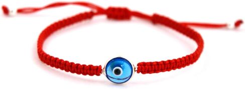 Turkish Evil Eye Bracelets Adjustable Evil Eye Jewelry for Men & Women in Black/Red Macrame String Bracelet - Ojo Turco - Lucky Protection Bracelet Gift for Mom Dad Sister Brother Boyfriend Girlfriend in Saudi Arabia