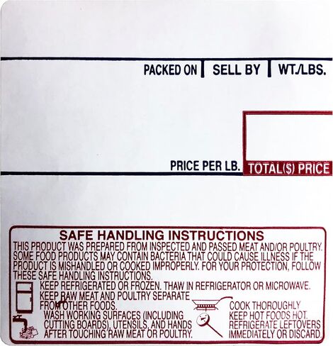 VisionTechShop LST-8010 Printing Scale Label, 58 x 40 mm, UPC 36 Rolls Per Case. Lower Price Than 12 Rolls. Try it. in Saudi Arabia