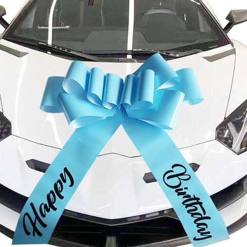 Happy Birthday Car Bow,30 Inch Big Car Bow for car,new House,Birthday Gift,Birthday Party and Other Gifts and Scene Decoration in Saudi Arabia